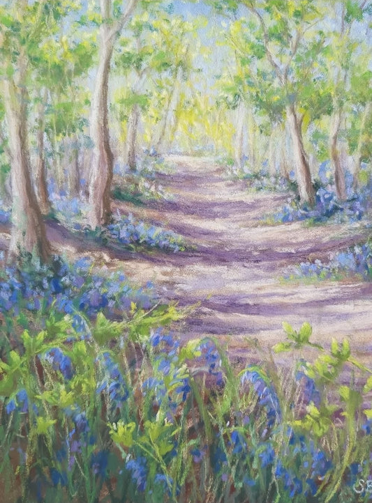 Shall We Walk the Bluebell Path - Limited Edition Giclée Print